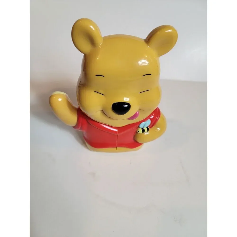 DISNEY MEGA BLOKS TALKING WINNIE THE POOH 7.5” Two Faces‎ Honey Bee